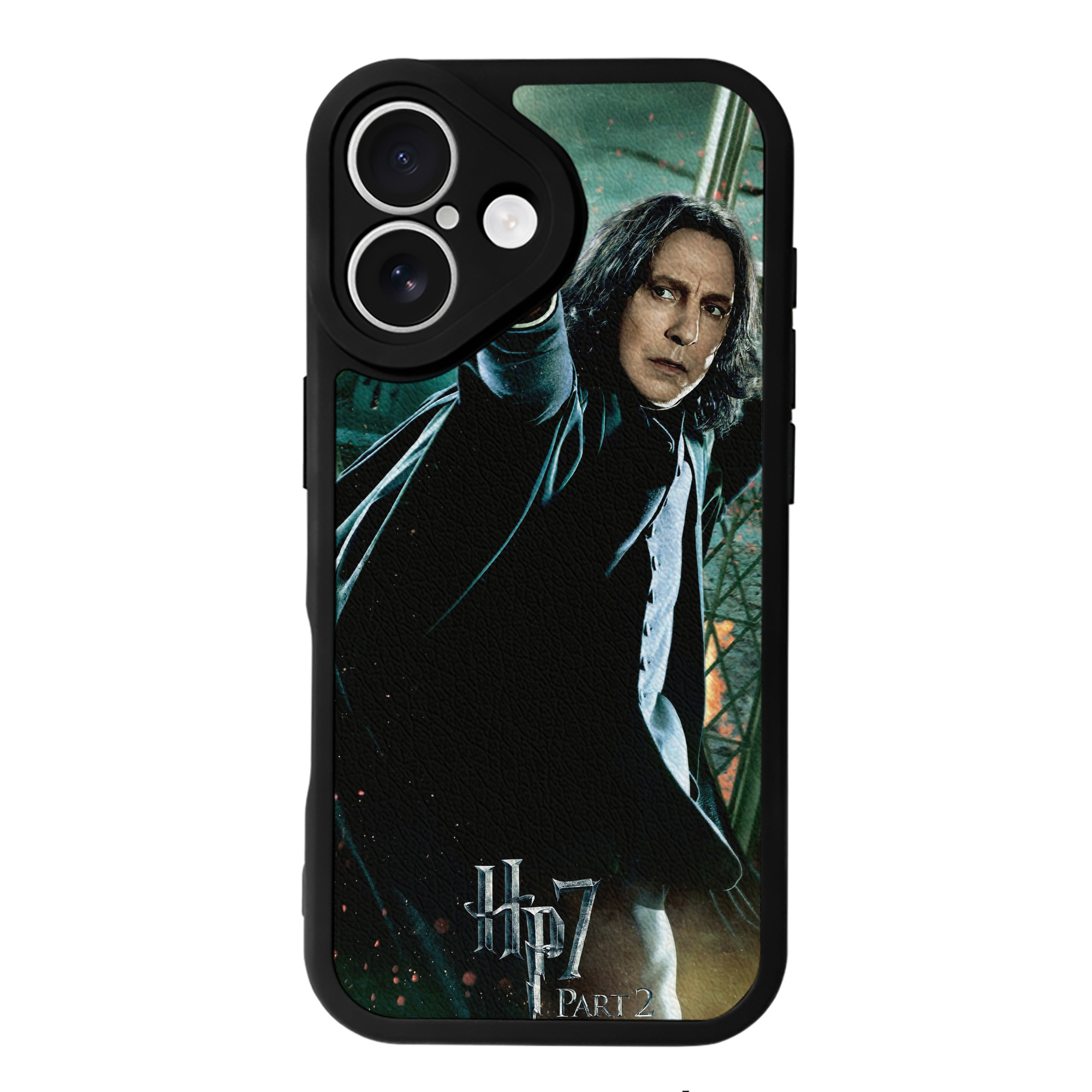 （画像用） Harry Potter ハリー・ポッターシリーズ 【iPhone 16シリーズ対応】シリコンスマホケース（レザー調） 材質：シリコン